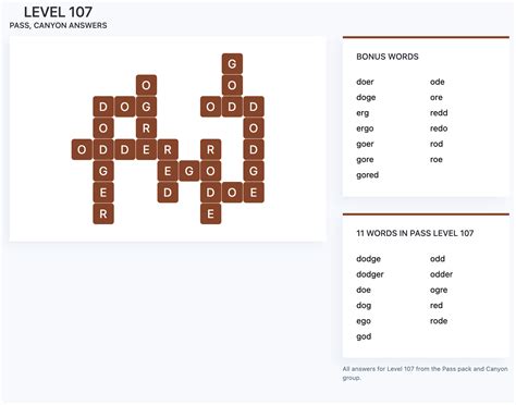 wordscapes level 107|Wordscapes Level 107 Answers [ + Bonus Words ] .